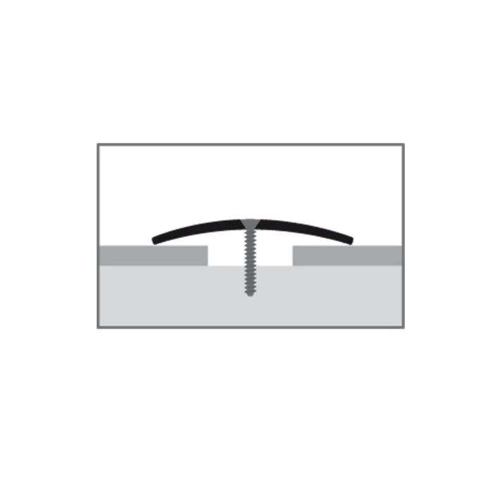 Logoclic Overgangsprofil Rustfrit Stål Blank 100x3 Cm 3 Logoclic Overgangsprofil Rustfrit Stål Blank 100x3 Cm - Billede 3