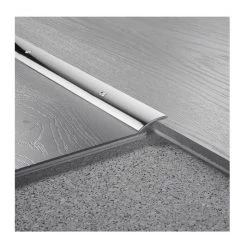 Logoclic Overgangsprofil Rustfri Stål Blank - 270x3 Cm