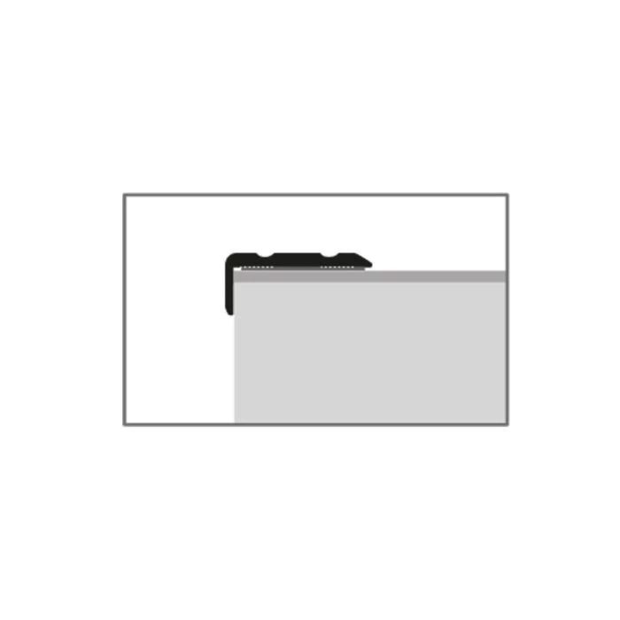 Logoclic Vinkelprofil I Alu Rustfrit Stål 100x2,45x1 Cm 3 Logoclic Vinkelprofil I Alu Rustfrit Stål 100x2,45x1 Cm - Billede 3