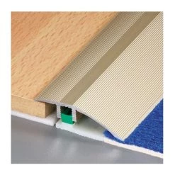 Logoclic Tilpasningsskinne Todelt Rustfrit Stål 90x4,5 Cm