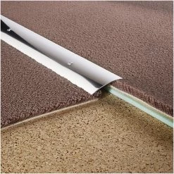 Logoclic Overgangsprofil Rustfrit Stål Blank 90x4 Cm