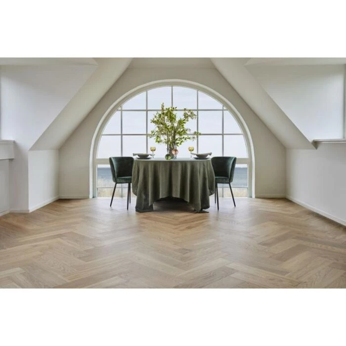 Timberman Parketgulv Eg Charlottenlund Sildeben Hvid 1,01 M² 3 Timberman Parketgulv Eg Charlottenlund Sildeben Hvid 1,01 M² - Billede 3