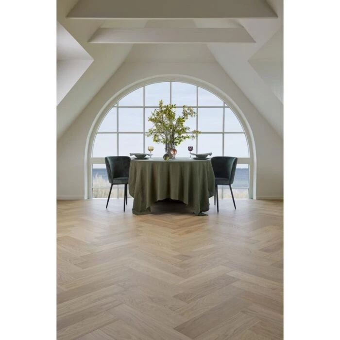 Timberman Parketgulv Eg Charlottenlund Sildeben Hvid 1,01 M² 4 Timberman Parketgulv Eg Charlottenlund Sildeben Hvid 1,01 M² - Billede 4