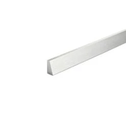 Wallmann Bagkantliste Massiv Aluminium 3000 Mm