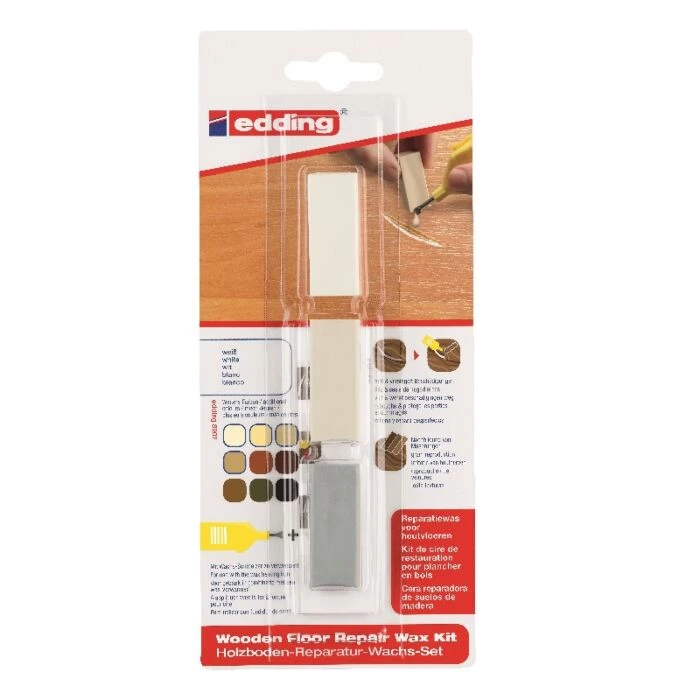 Edding 8902/3 White Wooden Floor Repair Kit 1 Edding 8902/3 White Wooden Floor Repair Kit