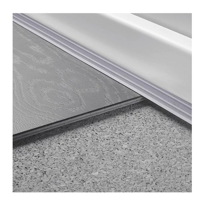 Logoclic Vinkelprofil Grå Plast 100x2,5x2 cm 1 Logoclic Vinkelprofil Grå Plast 100x2,5x2 cm