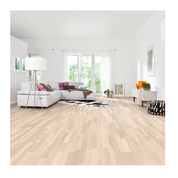 Living By Haro Parketgulv Ash Pearl White 1085x180x12 Mm 3 Living By Haro Parketgulv Ash Pearl White 1085x180x12 Mm - Billede 3