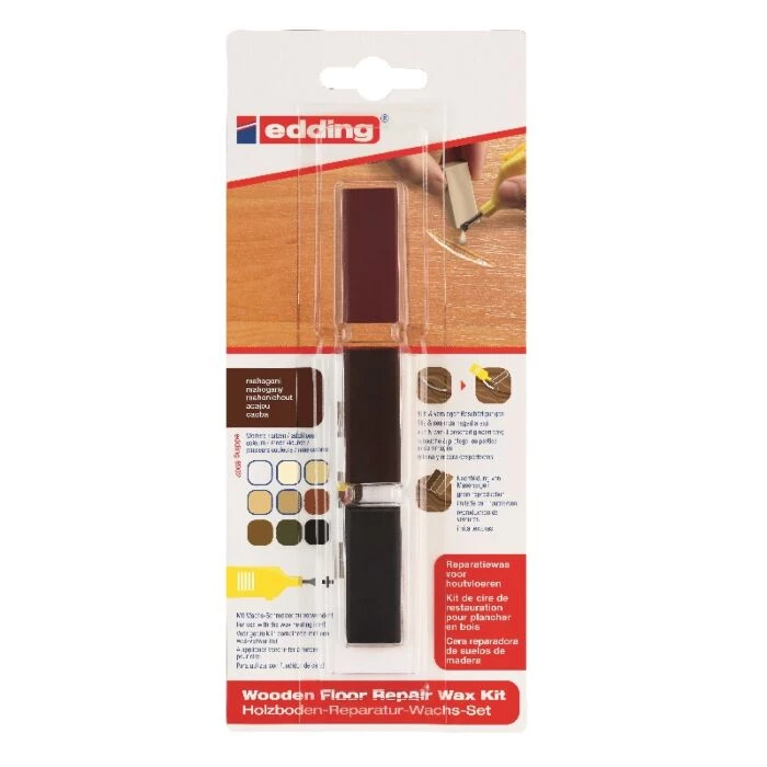 Edding 8902/3 Mahogony Wooden Floor Repair Kit 1 Edding 8902/3 Mahogony Wooden Floor Repair Kit