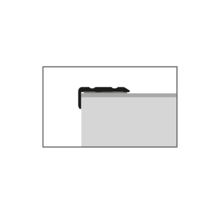 Logoclic Vinkelprofil Alu Sølv 2700x2,45x2 Cm 3 Logoclic Vinkelprofil Alu Sølv 2700x2,45x2 Cm - Billede 3