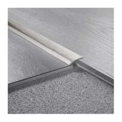 Logoclic Overgangsprofil Rustfri Stål Mat 90x3 Cm