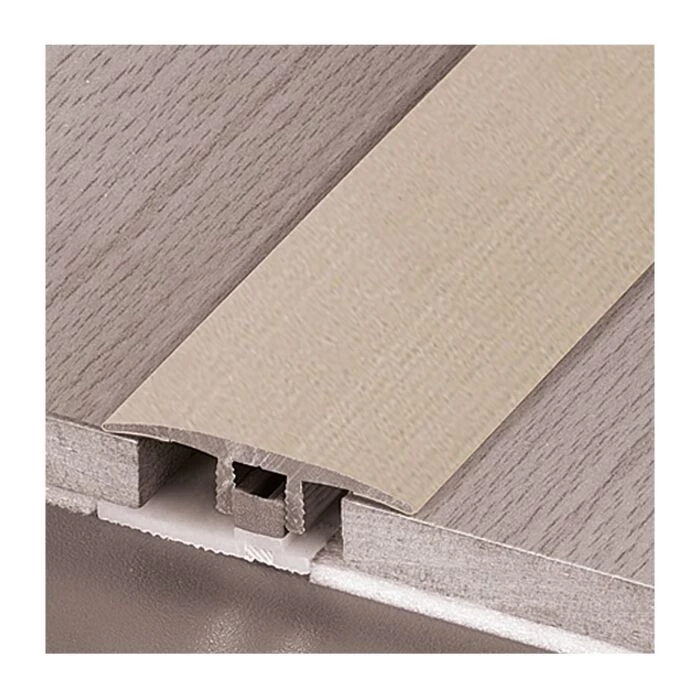 Logoclic Overgangsprofil Todelt Sand - 90x3,4 Cm 1 Logoclic Overgangsprofil Todelt Sand - 90x3,4 Cm