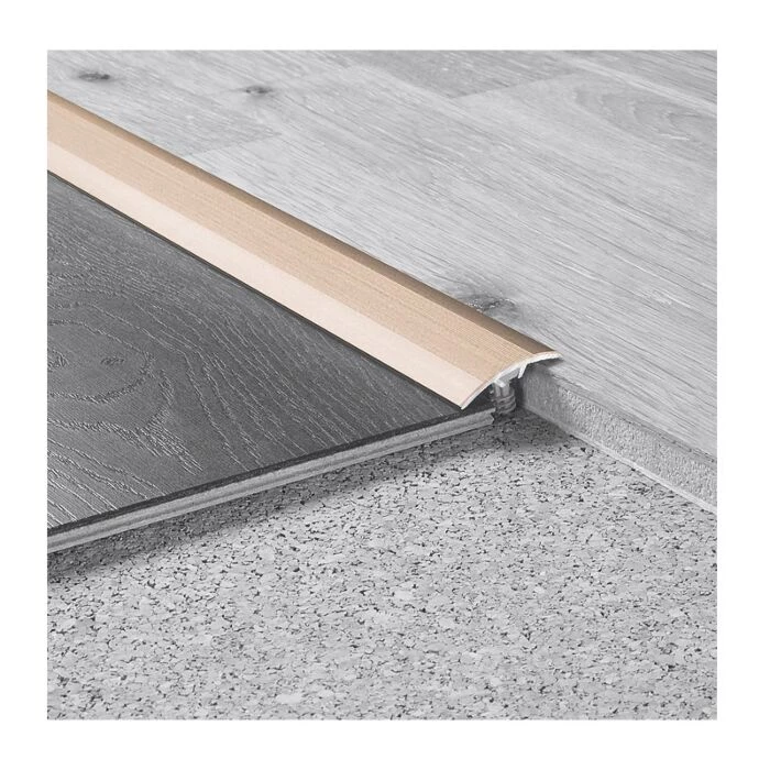 Logoclic Overgangsprofil Alu Sand 90x3,2 Cm 1 Logoclic Overgangsprofil Alu Sand 90x3,2 Cm