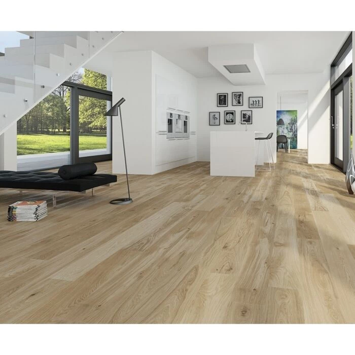 Moland Plankegulv Wideplank Eg Hvid Olie 2,77 M² 2 Moland Plankegulv Wideplank Eg Hvid Olie 2,77 M² - Billede 2