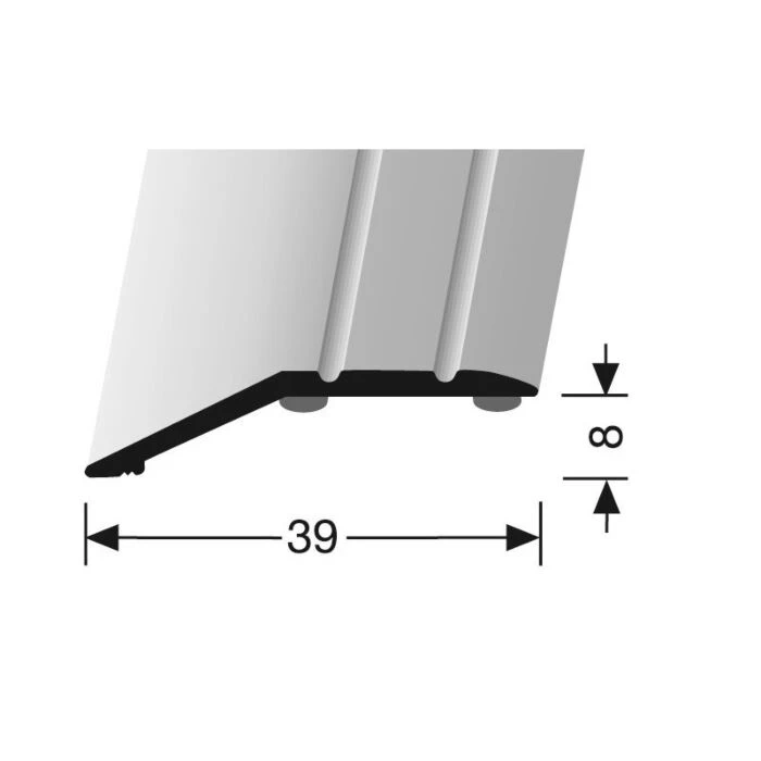 Logoclick Tilpasningsprofil Alu Sand 90x3,9x0,8 Cm 2 Logoclick Tilpasningsprofil Alu Sand 90x3,9x0,8 Cm - Billede 2