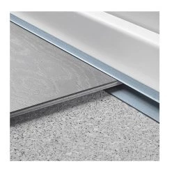 Logoclic U-profil Alu Sølv 90x3x1,35 Cm