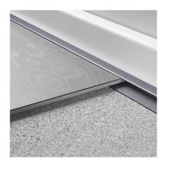 Logoclic U-profil Alu Rustfri Stål 90x3x1,35 Cm