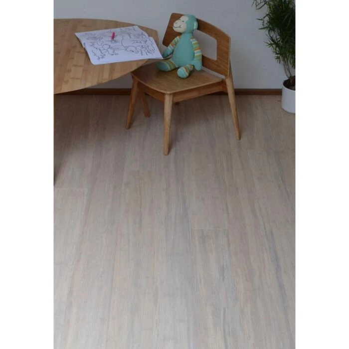 Holse & Wibroe Bambusgulv Ekstrem Klik Natur Hvid Matlak 1,98 M² 14x135x1830 Mm 2 Holse & Wibroe Bambusgulv Ekstrem Klik Natur Hvid Matlak 1,98 M² 14x135x1830 Mm - Billede 2