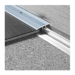 Logoclic Overgangsprofil Todelt Sølv 90x3,7 Cm