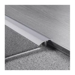 Logoclic Overgangsprofil M/plastdyvler Rustfri Stål 270x3,8 Cm